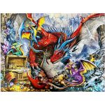 Dragon's Horde Jigsaw Puzzle with Bonus Poster (300 Pieces) - MasterPieces - Medley EZ Grip Series - Image 2