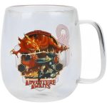 Dungeons & Dragons - Classic Poster Art "Adventure Awaits" Mug (Glass, Double Walled, 11 oz.) - Bioworld