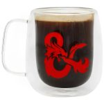 Dungeons & Dragons - Classic Poster Art "Adventure Awaits" Mug (Glass, Double Walled, 11 oz.) - Bioworld - Image 2