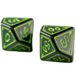 Elf Ranger Dice Set (7 Dice, Polyhedral) - Game Master Dice - Image 7
