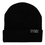 Five Nights at Freddy's - Pizza Security Cuff Beanie Hat (Black) - Bioworld - Image 2