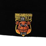Five Nights at Freddy's - Pizza Security Cuff Beanie Hat (Black) - Bioworld - Image 3