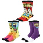 Flinstones - Fruity Pebbles Cereal Crew Socks Box Set (3 Pairs) - Bioworld - Image 2