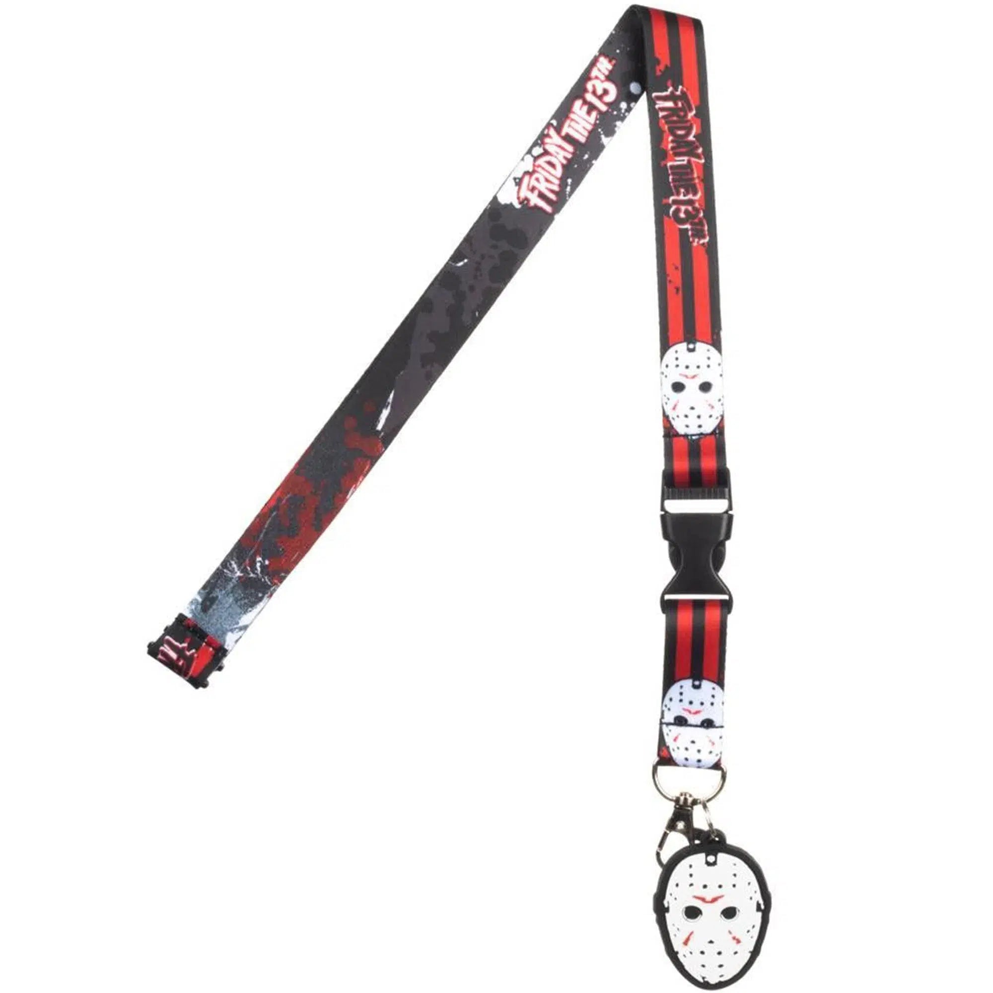 Friday-The-13th-Jason-Mask-Lanyard-Bioworld Friday The 13th - Jason Mask Lanyard - Bioworld - Image 1