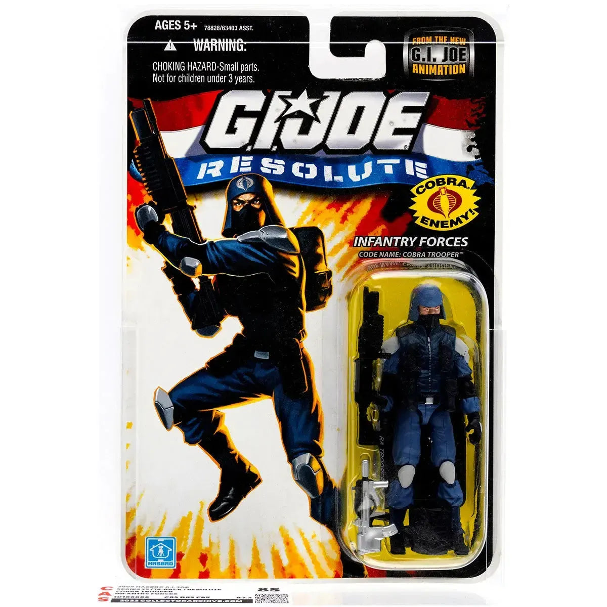 G_I_-Joe-Resolute-Infantry-Forces-Code-Name-Cobra-Trooper-Action-Figure-Hasbro G.I. Joe: Resolute - Infantry Forces Code Name: Cobra Trooper Action Figure - Hasbro - Image 1
