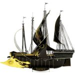 Game of Thrones - Silence Ship Figure Model Kit (Steel, Moderate Difficulty) - Fascinations - Metal Earth Iconx Premium Series - Image 2