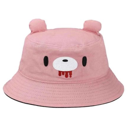 Gloomy Bear - Big Face 3D Ears Bucket Hat (Pink) - Bioworld