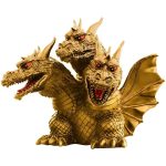 Godzilla [Ghidorah, the Three-Headed Monster] - Golden 1964 Version of King Ghidorah Figure (4.7") - Bandai Spirits [Banpresto] - Toho Monster Series (A) - Image 3
