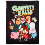 Gravity Falls - Characters Plush Throw Blanket (Fleece, 45"x60") - Bioworld - Image 2