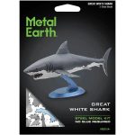 Great White Shark Figure Model Kit (Steel, Moderate Difficulty) - Fascinations - Metal Earth Series