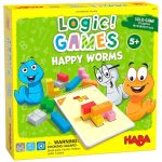 Happy Worms - Brain Teasing Stacking Puzzle Game for Children (1 Player, Ages 5+) - HABA - Logic! GAMES Series