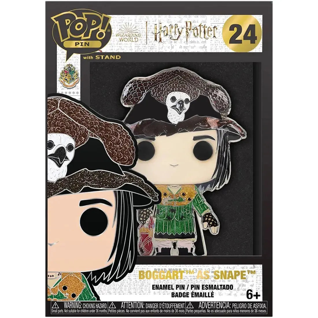 Harry-Potter-Boggart-as-Snape-Pin-Badge-Enamel-Funko-Pop-Pin-Series-24 Harry Potter - Boggart as Snape Pin Badge (Enamel) - Funko - Pop! Pin Series (24) - Image 1