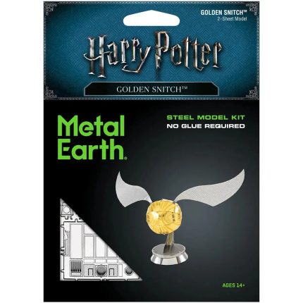 Harry Potter - Golden Snitch Figure Model Kit (Steel, Easy Difficulty) - Fascinations - Metal Earth Series