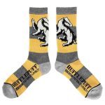Harry Potter - Hufflepuff Rugby Stripe Crew Socks - Bioworld - Image 2