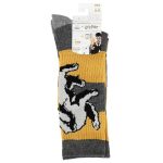 Harry Potter - Hufflepuff Rugby Stripe Crew Socks - Bioworld - Image 3