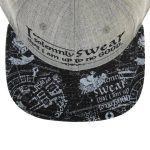 Harry Potter - "I Solemnly Swear I Am Up to No Good" Snapback Hat (Gray, Flat Bill) - Bioworld - Image 5
