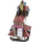 Harry Potter - The Burrow in Color Figure Model Kit (Steel, Moderate Difficulty) - Fascinations - Metal Earth Series - Image 5