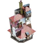 Harry Potter - The Burrow in Color Figure Model Kit (Steel, Moderate Difficulty) - Fascinations - Metal Earth Series - Image 7