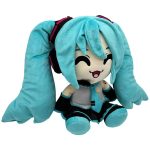 Hatsune Miku Sitting Plush (9") - Youtooz - Image 4