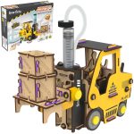 Hydraulic Forklift with Pallet and Box - STEM Toy Building Set - Smartivity