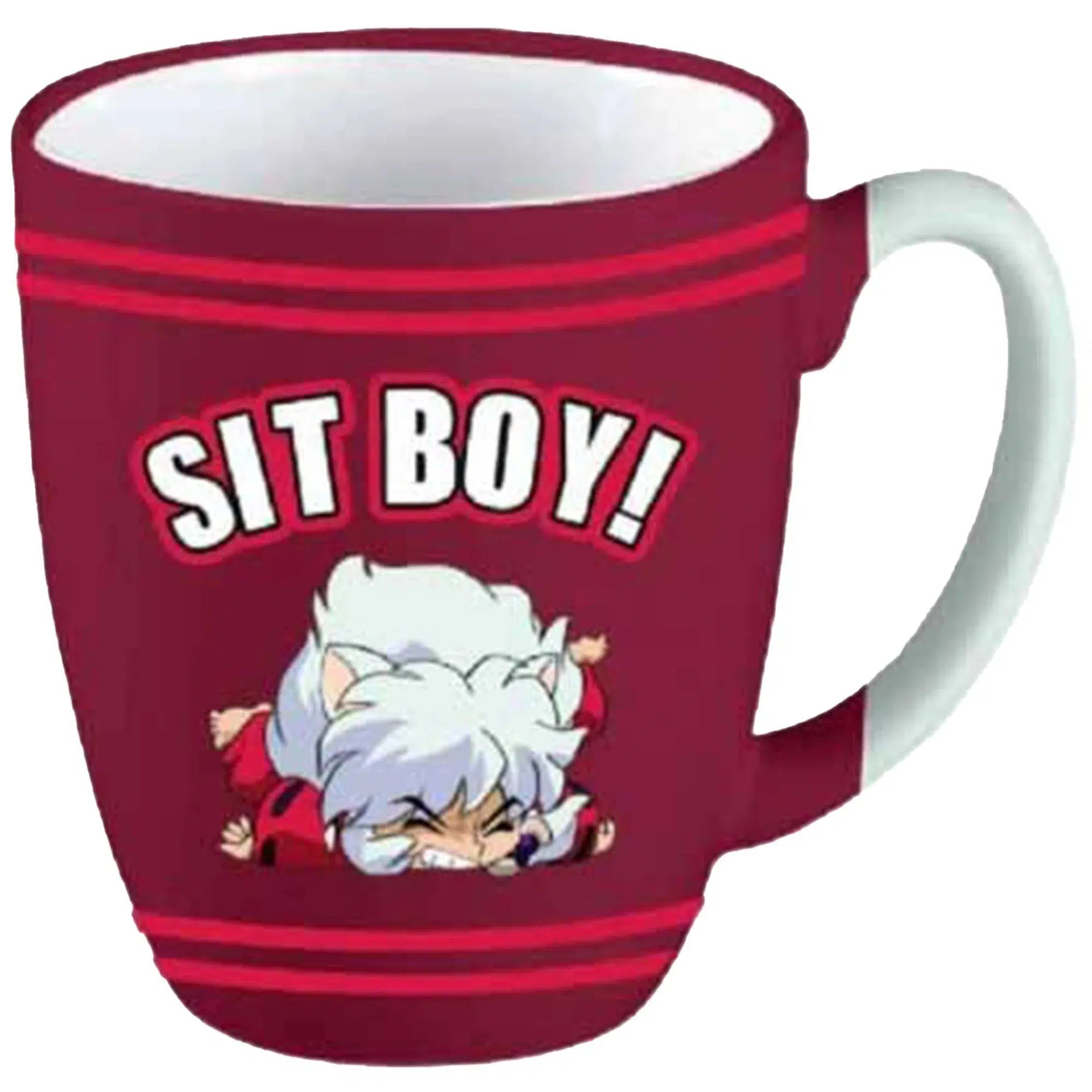 InuYasha-Chibi-Inuyasha-Sit-Boy-Mug-Culturefly InuYasha - Chibi Inuyasha "Sit Boy!" Mug - Culturefly - Image 1