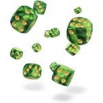 Jungle Green D6 Dice Set (36 Dice, 12mm) - Oakie Doakie Dice - Image 2