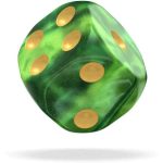 Jungle Green D6 Dice Set (36 Dice, 12mm) - Oakie Doakie Dice - Image 4