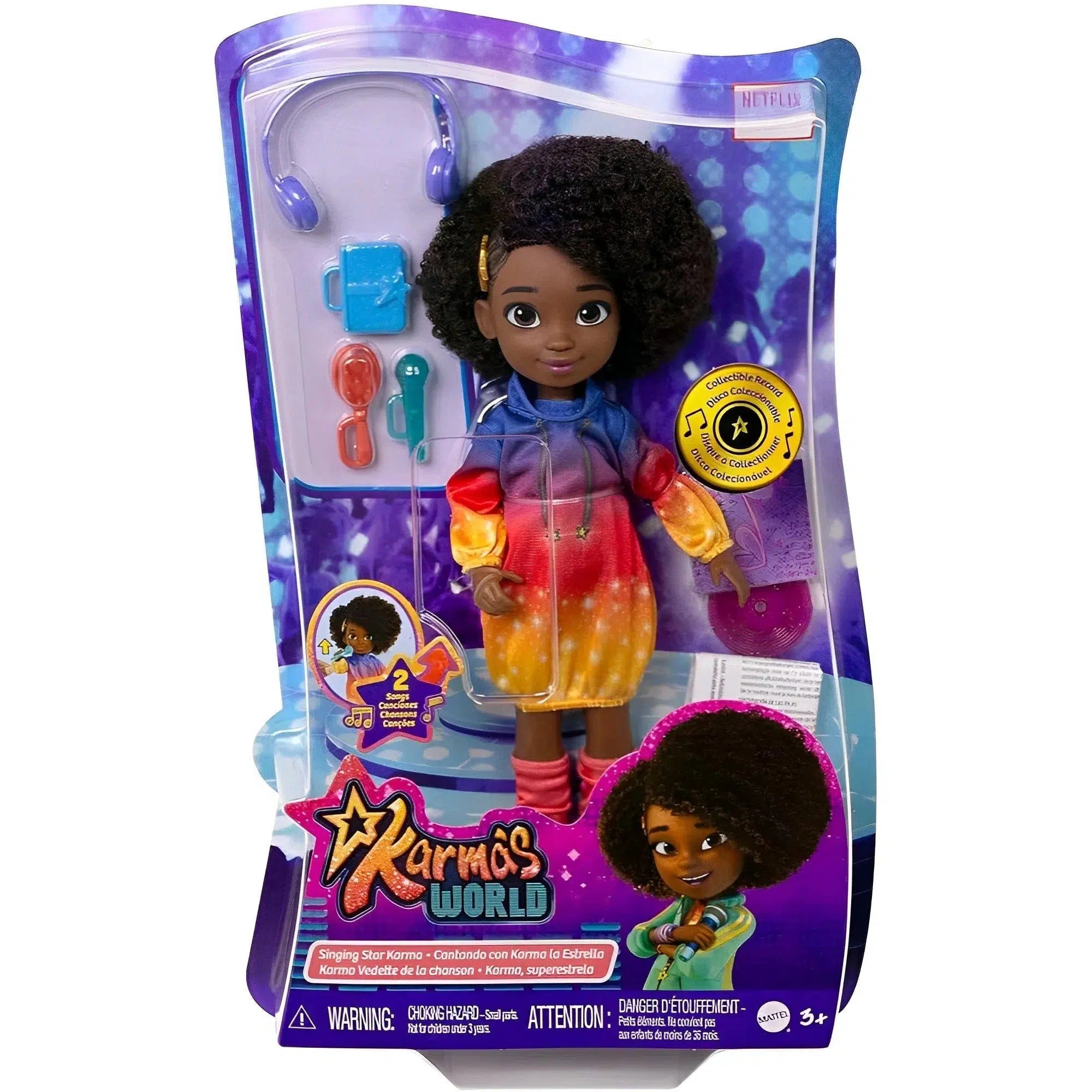 Karmas-World-Singing-Star-Karma-Doll-Mattel Karma's World - Singing Star Karma Doll - Mattel - Image 1