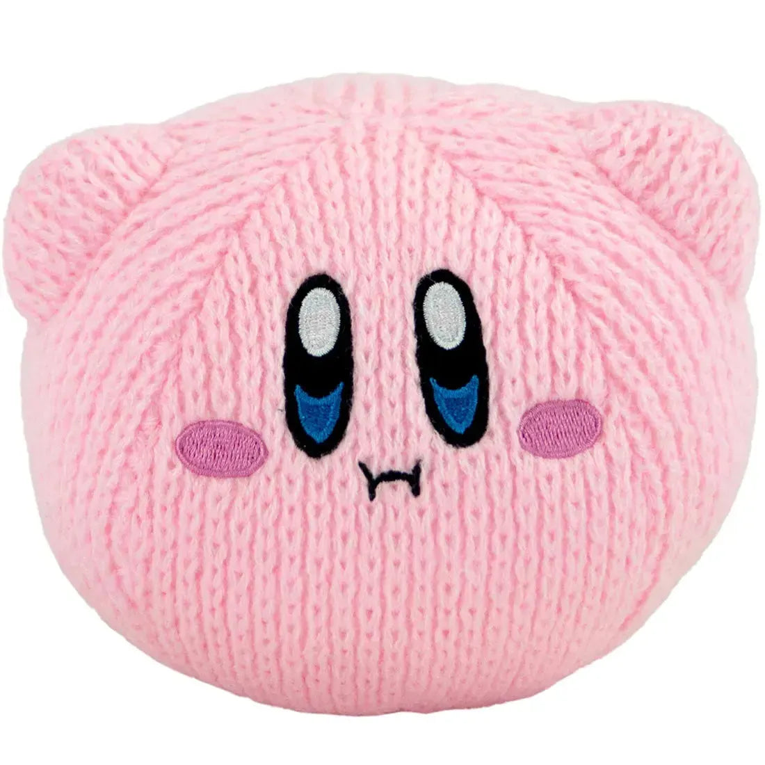 Kirby-Crochet-Hovering-Kirby-Plush-6-Tomy-Nuiguru-Knit-Series Kirby - Crochet Hovering Kirby Plush (6") - Tomy - Nuiguru Knit Series - Image 1