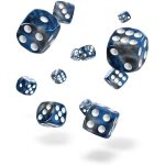 Liquid Steel D6 Dice Set (36 Dice, 12mm, Blue & Gray) - Oakie Doakie Dice - Image 2