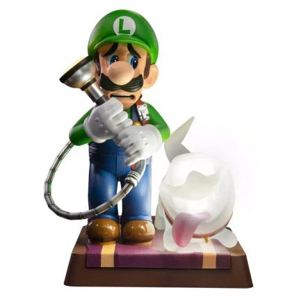 Luigi's Mansion 3 - Luigi & Polterpup Statue  - First 4 Figures - 9" PVC