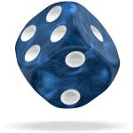 Marble Blue D6 Dice Set (36 Dice, 12mm) - Oakie Doakie Dice - Image 4