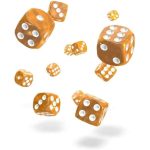 Marble Orange D6 Dice Set (36 Dice, 12mm) - Oakie Doakie Dice - Image 2
