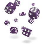 Marble Purple D6 Dice Set (36 Dice, 12mm) - Oakie Doakie Dice - Image 2