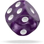 Marble Purple D6 Dice Set (36 Dice, 12mm) - Oakie Doakie Dice - Image 4