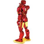 Marvel [Avengers] - Iron Man Figure Model Kit (Steel, Expert Difficulty) - Fascinations - Metal Earth Series - Image 7