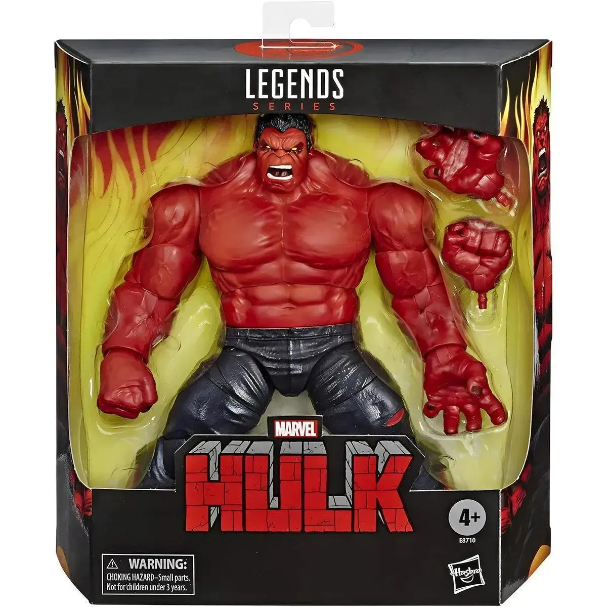 Marvel-Deluxe-Red-Hulk-Action-Figure-8-Hasbro-Marvel-Legends-Series Marvel - Deluxe Red Hulk Action Figure (8") - Hasbro - Marvel Legends Series - Image 1
