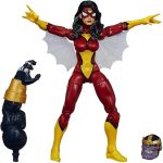 Marvel - Fierce Fighters Spider-Woman Action Figure (6") - Hasbro - Marvel Legends Infinite Series [Build a Figure: Thanos] - Image 2