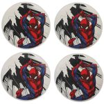 Marvel: Spider-Man - Swinging Spider-Man Bamboo Plates Set (4 Pack) - Bioworld - Image 2