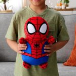 Marvel [Spidey and His Amazing Friends] - Spider-Man Plush (10") - Jazwares - Squishmallows HugMees Series - Image 6