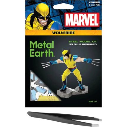 Marvel [X-Men] - Wolverine Figure Model Kit (Steel, Moderate Difficulty) - Fascinations - Metal Earth Series