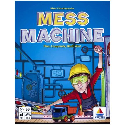 Mess Machine - Puzzle Factory Board Game for Family, Adults, and Children (2-4 Players, Ages 10+) - Quick Simple Fun Games