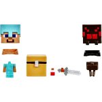 Minecraft - Spider Slaying Steve Mini Action Figure Set (1.5") - Mattel - Mob Head Minis Series - Image 2