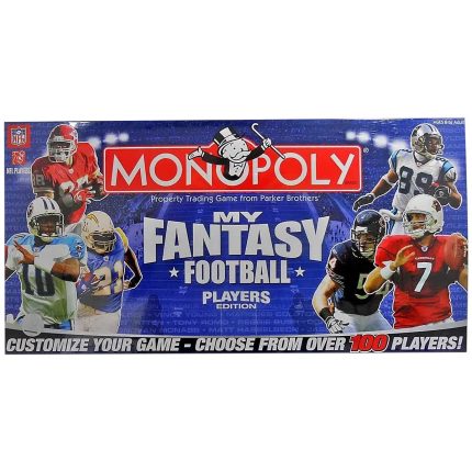 Monopoly: My Fantasy Football Players Edition [NFL] - Economic Sports Board Game for Family, Adults, and Children (2-6 Players, Ages 8+) - USAopoly