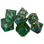 Mystic Meadow Dice Set (7 Dice, Polyhedral, Liquid Core) - Game Master Dice - Image 3