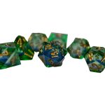 Mystic Meadow Dice Set (7 Dice, Polyhedral, Liquid Core) - Game Master Dice - Image 5