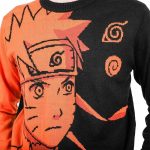 Naruto - Uzumaki Jacquard Knit Sweater (Orange / Black) - Bioworld - Image 3