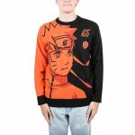 Naruto - Uzumaki Jacquard Knit Sweater (Orange / Black) - Bioworld - Image 5