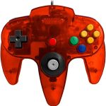 Nintendo 64 - Fire Orange Wired Controller (6' Cable) - Old Skool - Image 3
