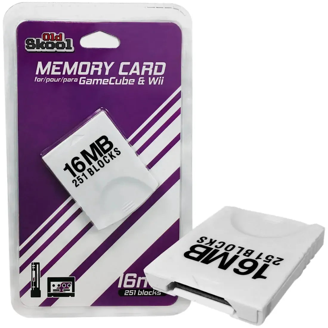 Nintendo-Gamecube-Wii-White-Memory-Card-16MB-251-Blocks-Old-Skool_120abf8a Nintendo Gamecube & Wii - White Memory Card (16MB, 251 Blocks) - Old Skool - Image 1